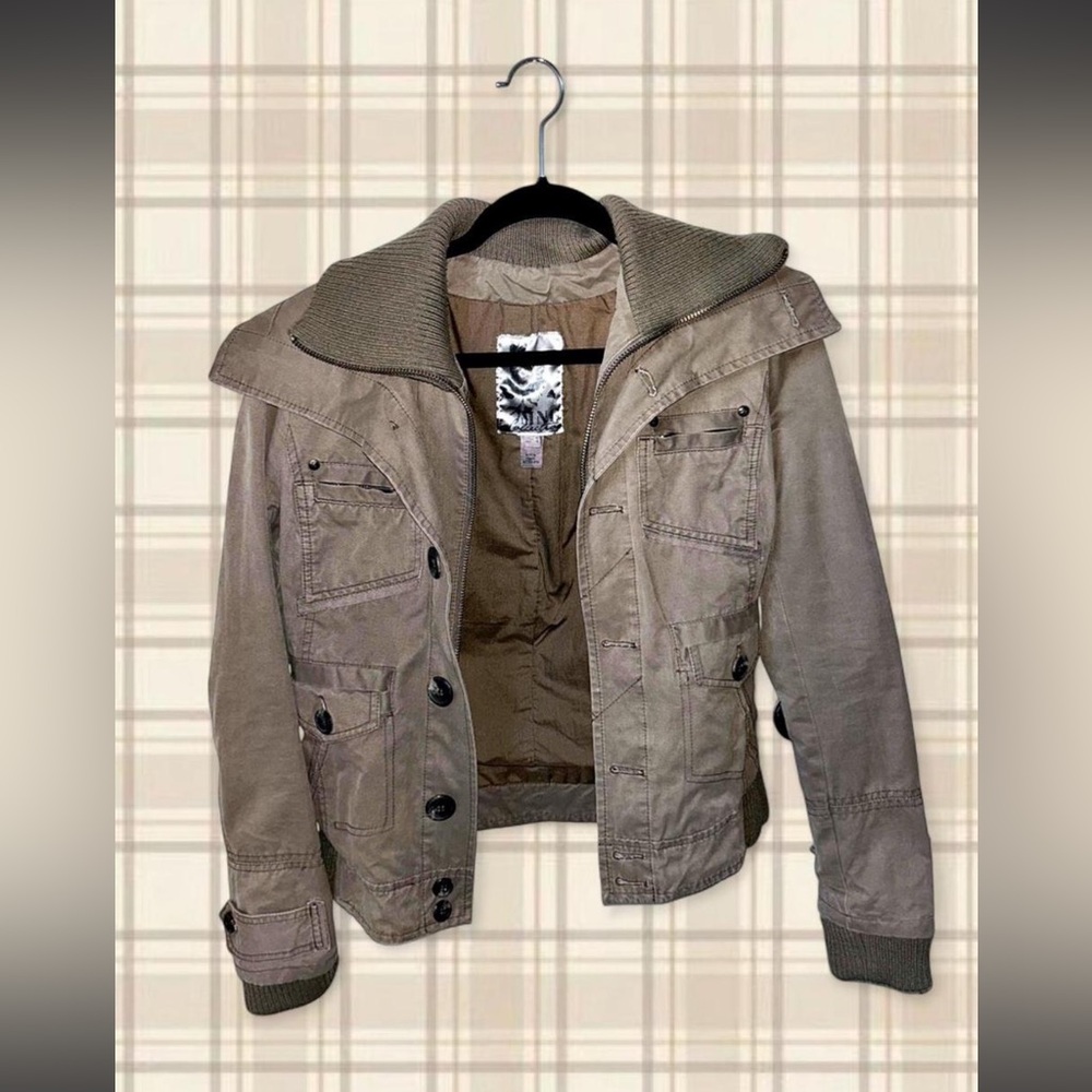 Vintage y2K 2000’s Mango cargo jacket